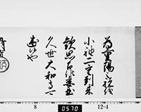 徳川吉宗御内書