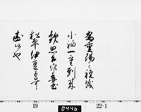 徳川吉宗御内書