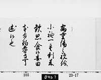 徳川家重御内書