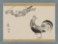 貞心院筆鶏図の画像